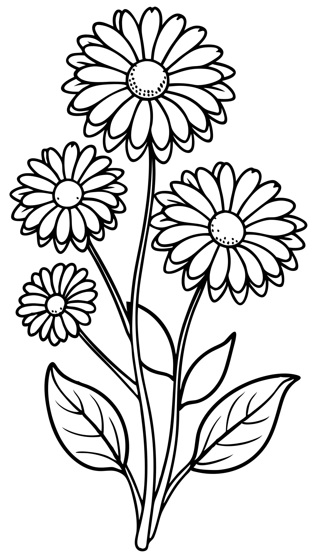 daisy coloring pages printable